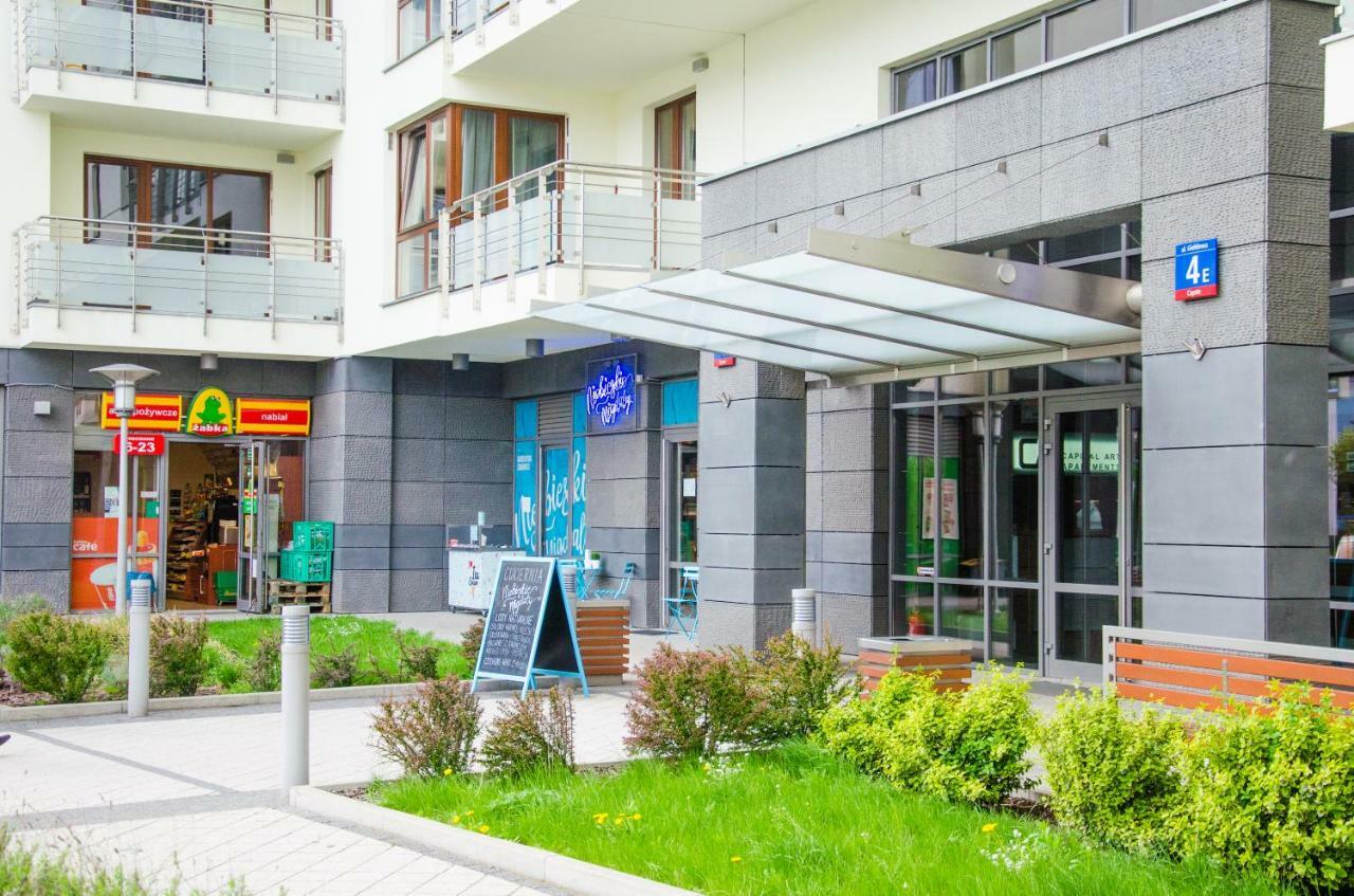 Apartament Centrum Gieldowa Warschau Exterior foto