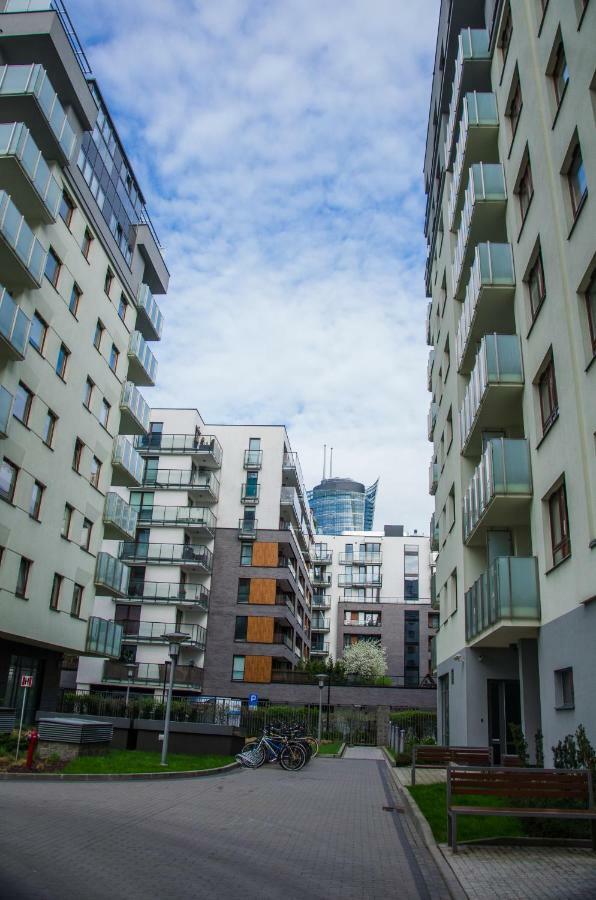 Apartament Centrum Gieldowa Warschau Exterior foto