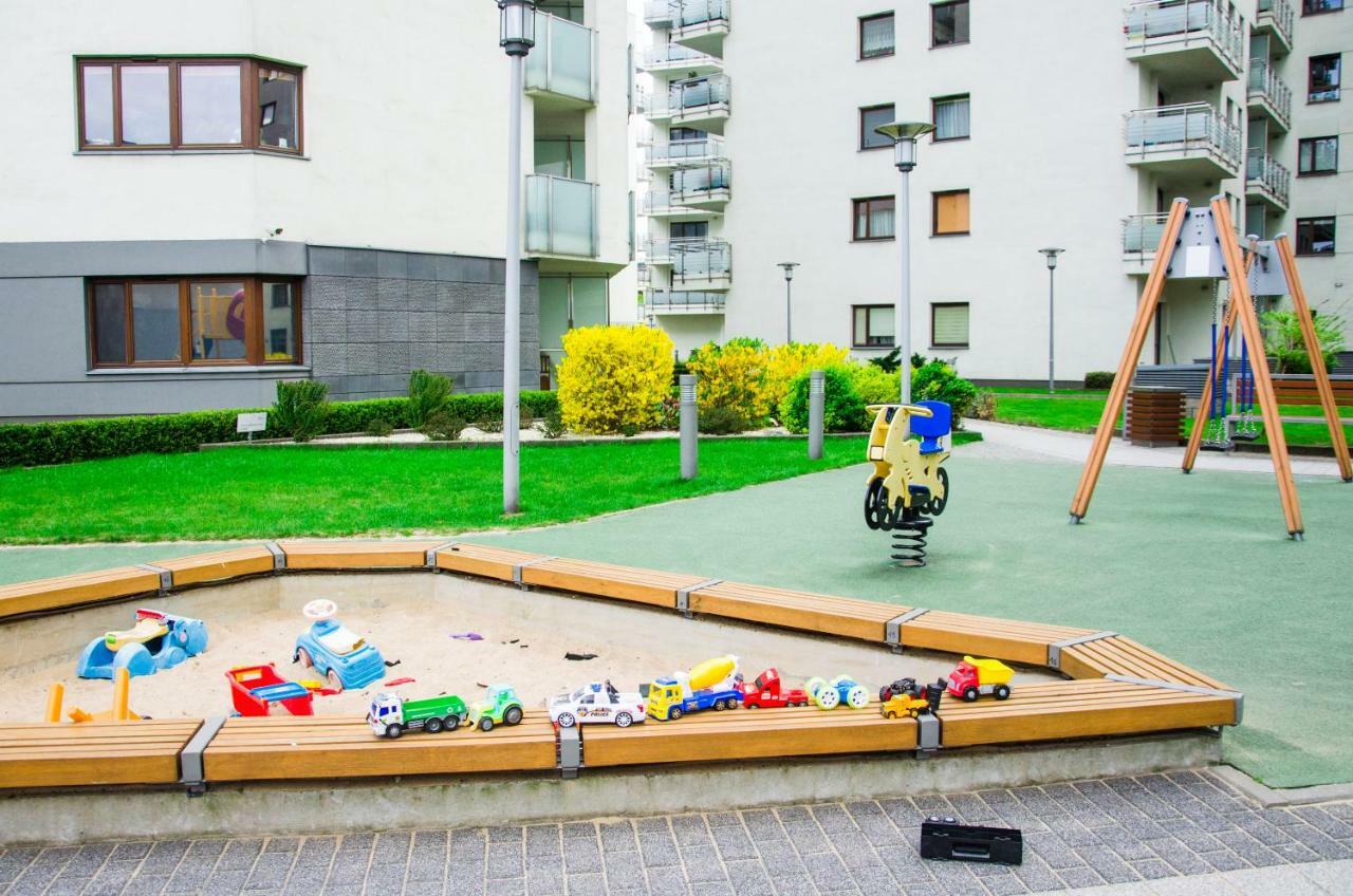 Apartament Centrum Gieldowa Warschau Exterior foto